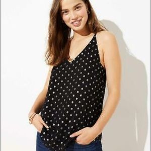 The Loft: Shimmer Dot Strappy Cami